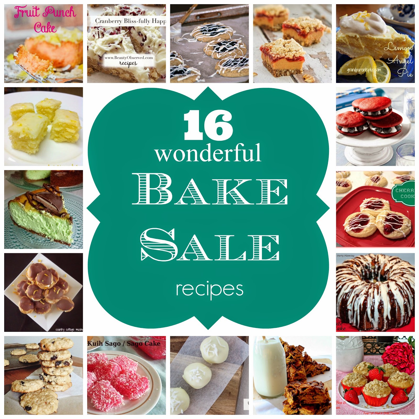 16 Wonderful Bake Sale Recipes - Jordan's Easy Entertaining